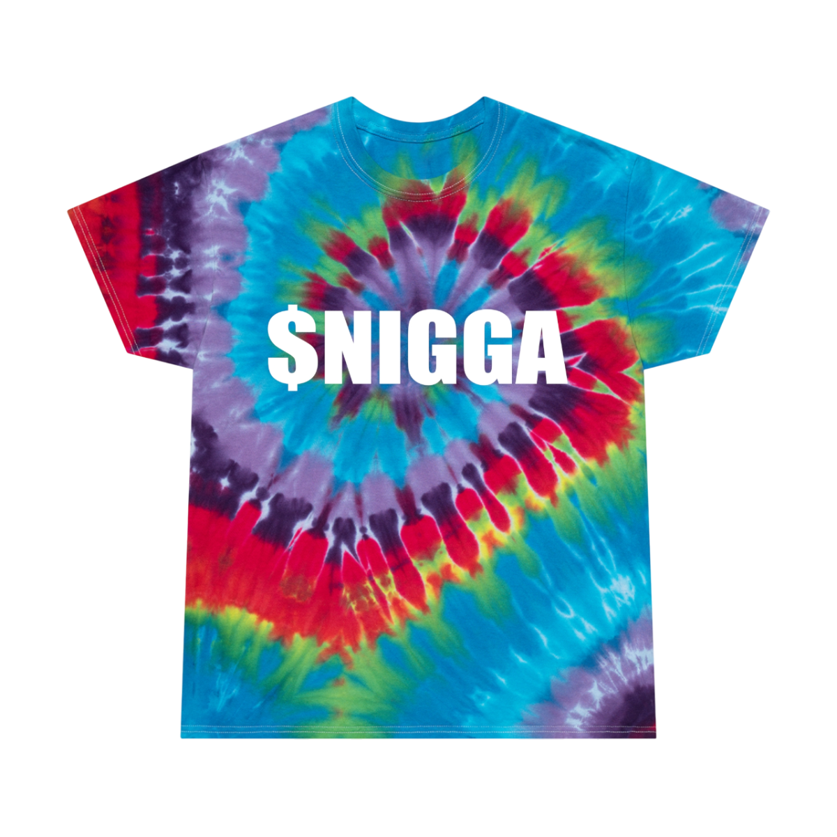 "TICKER" Tie-Dye Tee