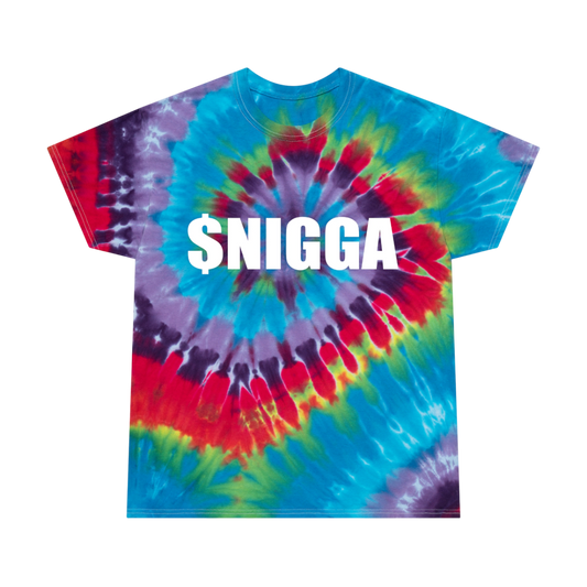 "TICKER" Tie-Dye Tee